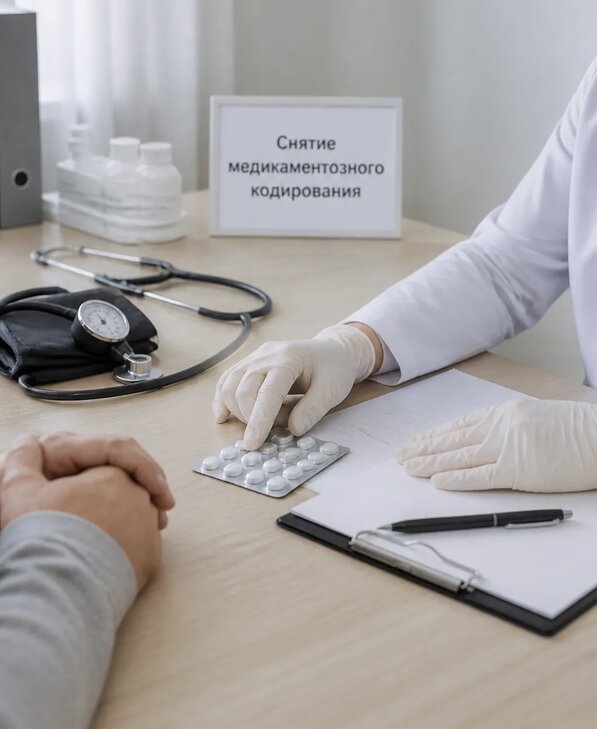 Снятие медикаментозного кодирования в Губкине от 5079 р. | Медзона